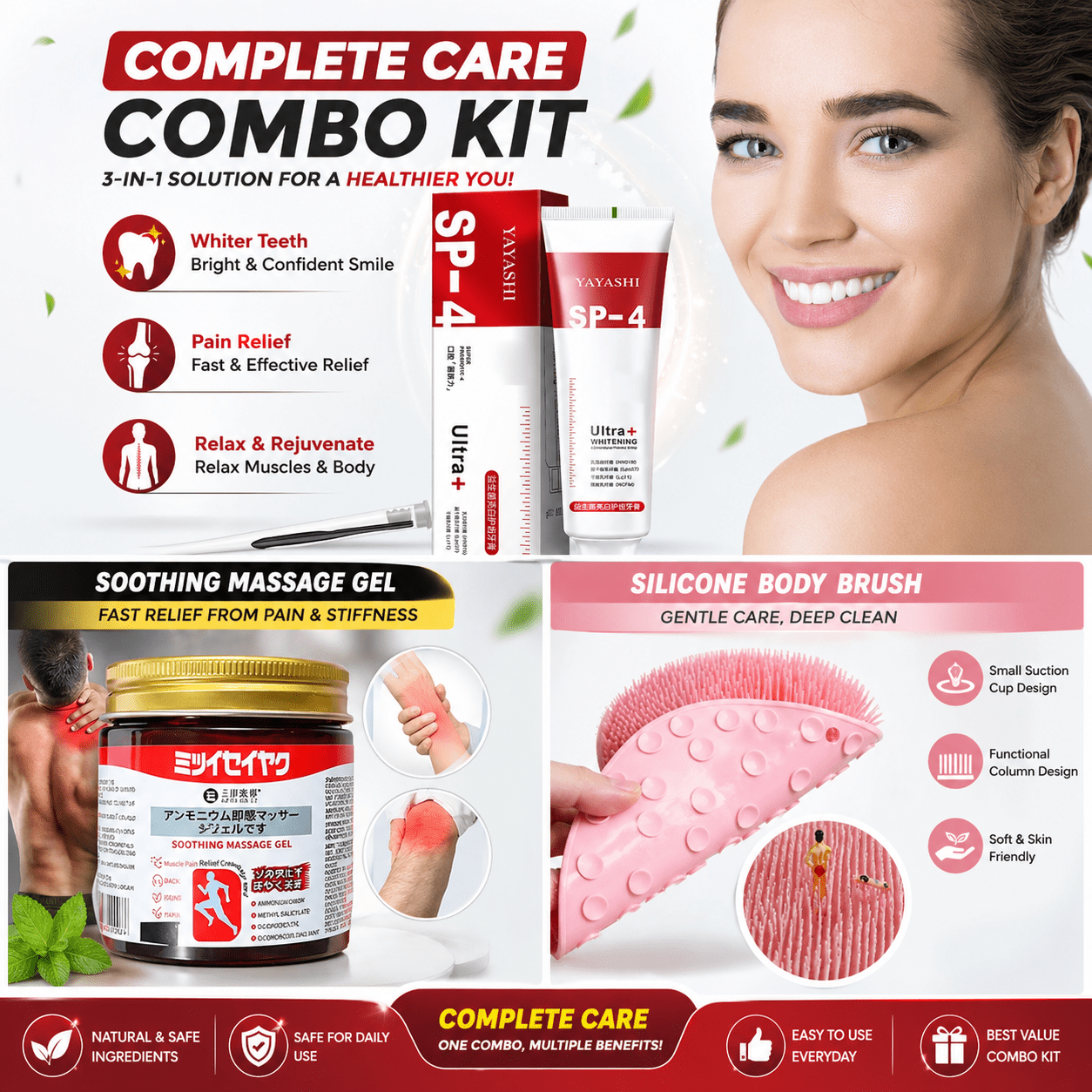 Self - Care Combo Kit – Complete Daily Essentials - LAOJI™